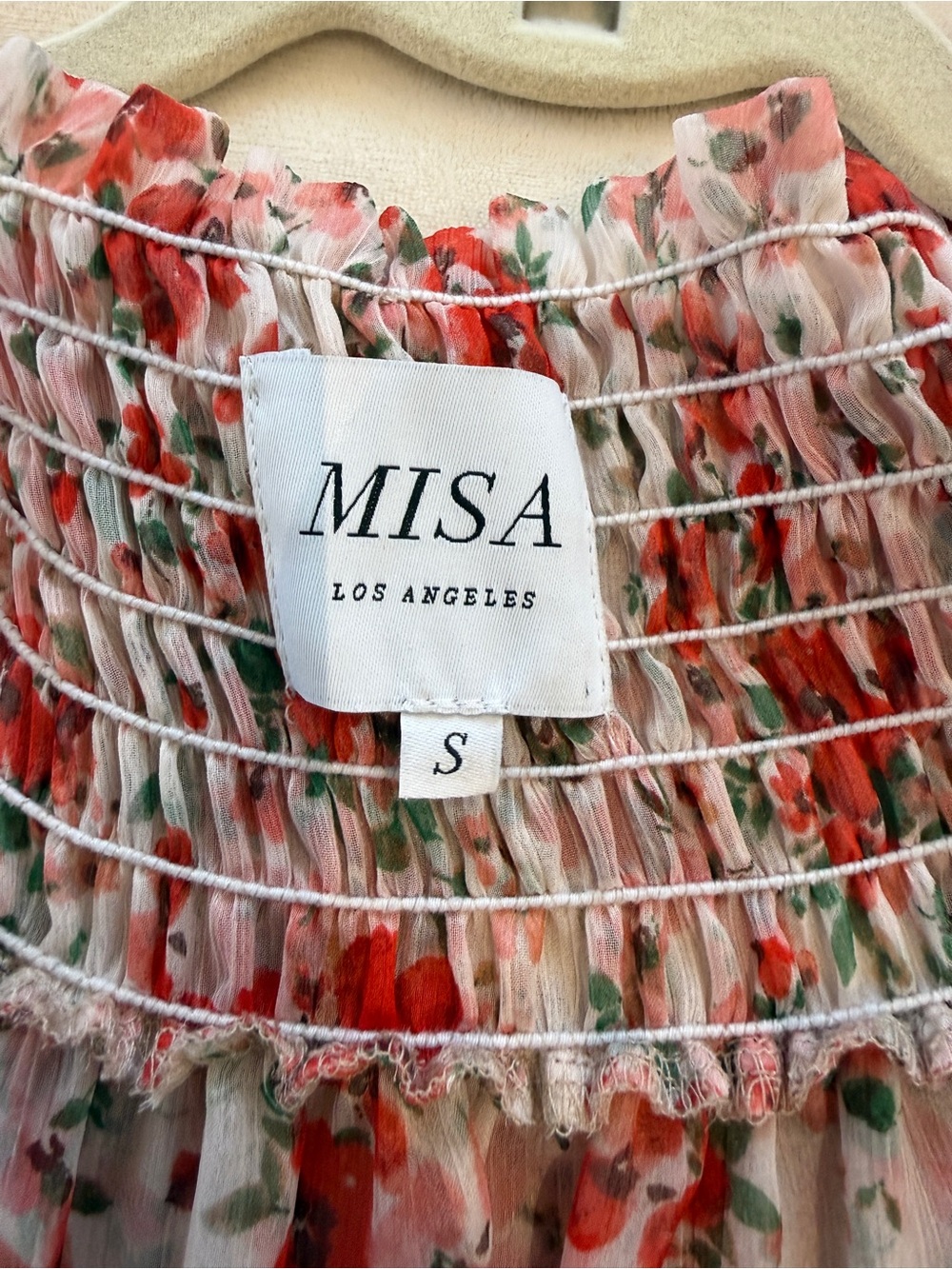 Misa Los Angeles Darla Dress in the Poppy Allover print.